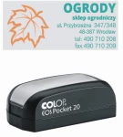 Pieczątka dwukolorowa EOS 20 pocket - odbicie łącznie 35 x 14 mm
